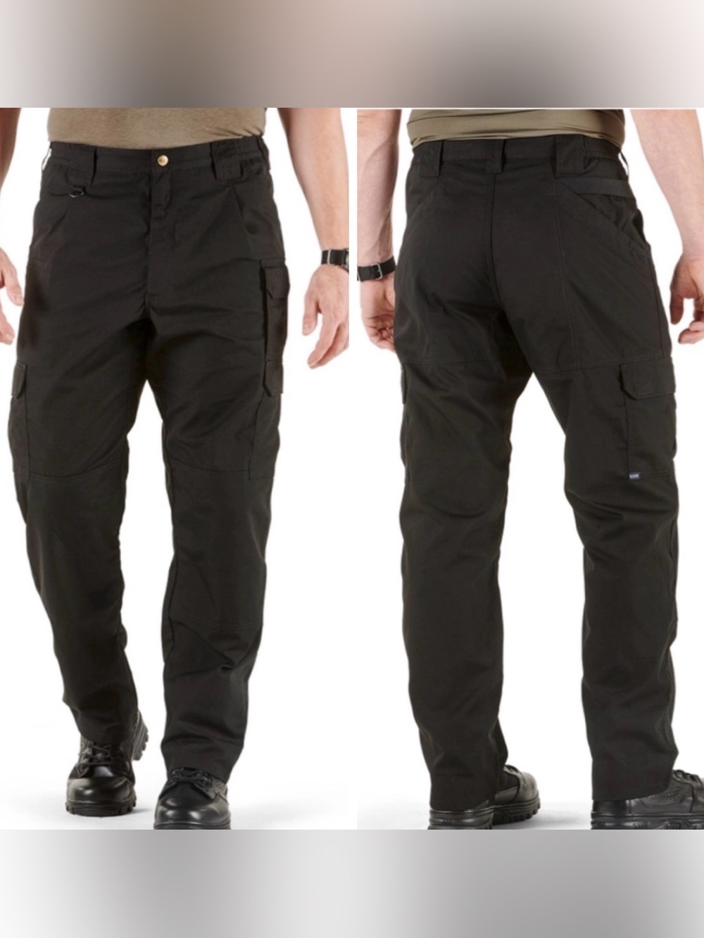 Men's Black Tactical Cargo Pants